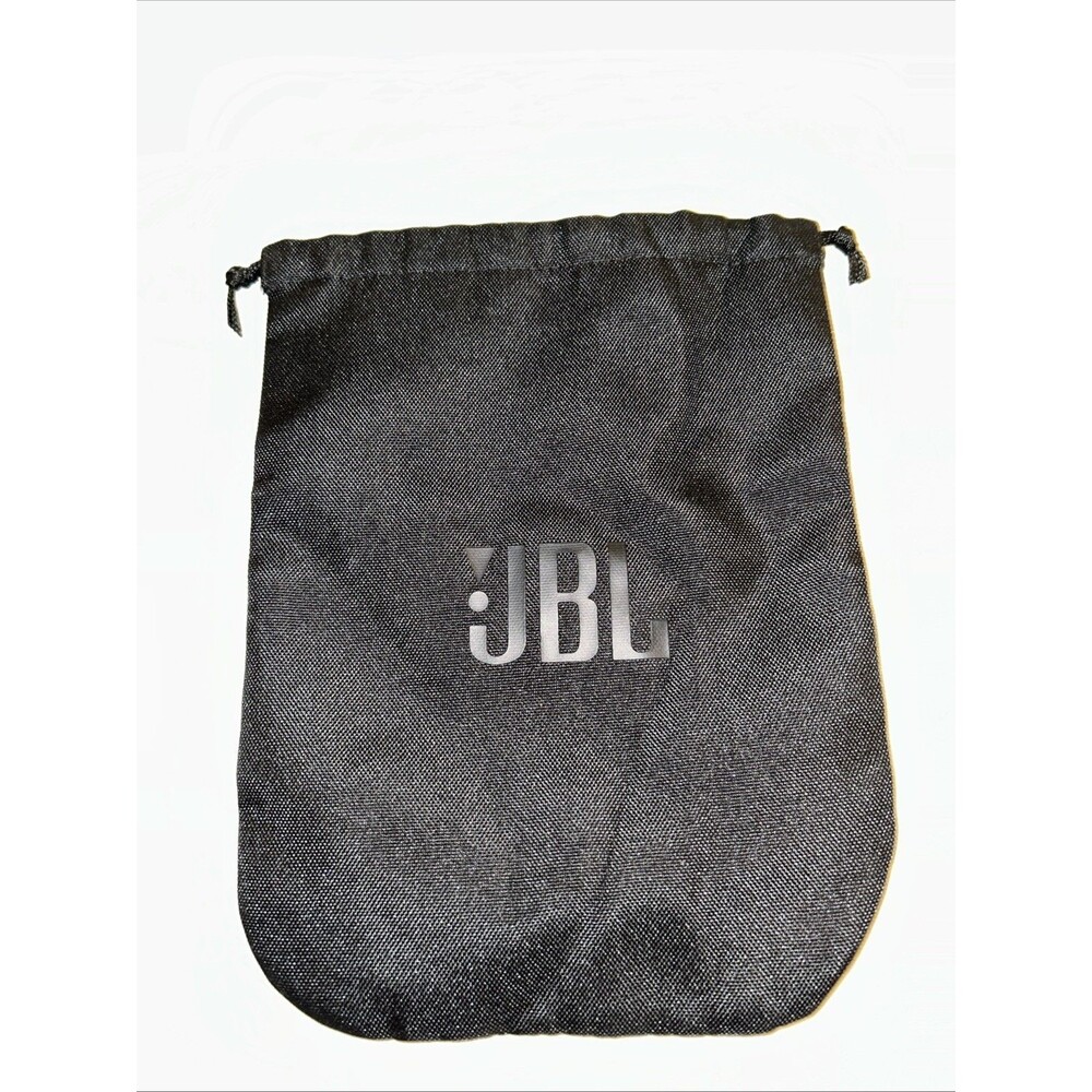 JBL Black Drawstring Storage Pouch Bag 9.5x7